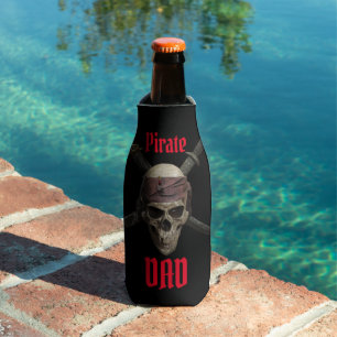 Pirate Skull  DAD Can Cooler