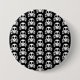 Pirate Skull Design 7.5 Cm Round Badge
