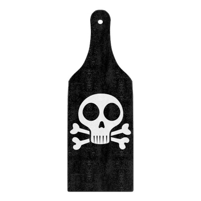 Pirate Skull Design Cutting Board (Front)