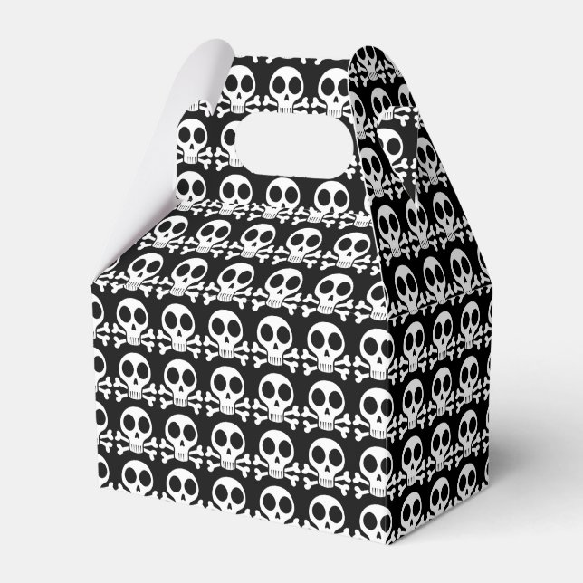Pirate Skull Design Favour Box (Front Side)
