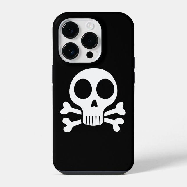 Pirate Skull Design iPhone Case (Back)