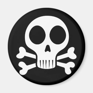 Pirate Skull Design Magnet