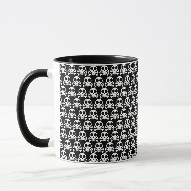 Pirate Skull Design Mug (Left)