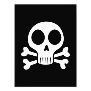 Pirate Skull Design Photo Print