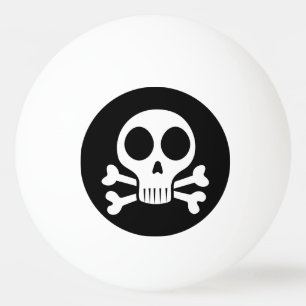 Pirate Skull Design Ping Pong Ball