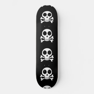 Pirate Skull Design Skateboard