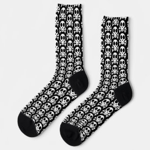 Pirate Skull Design Socks