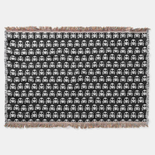 Pirate Skull Design Throw Blanket