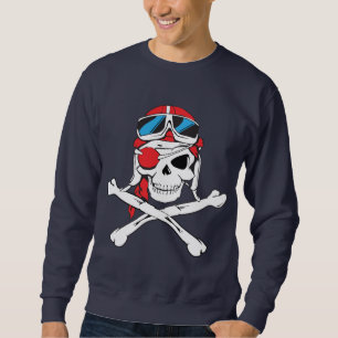 Pirate Skull/Eye Patch Sweatshirt