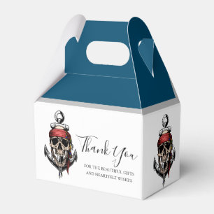 Pirate Skull Ghost Ship Favour Box