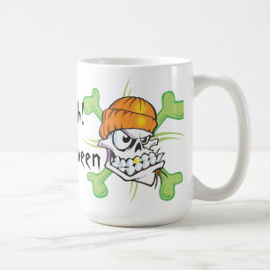 Pirate Skull  Halloween Coffee Mug