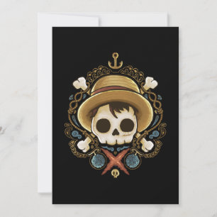 Pirate Skull Invitation