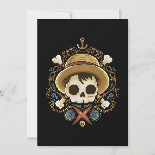 Pirate Skull Invitation (Front)