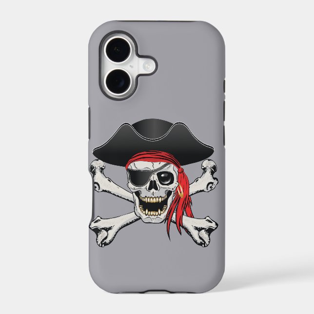 Pirate Skull iPhone / iPad case (Back)