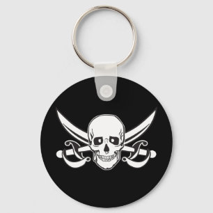 Pirate Skull Key Ring