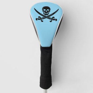 PIRATE SKULL N CROSSBONES GOLF DRIVER COVER
