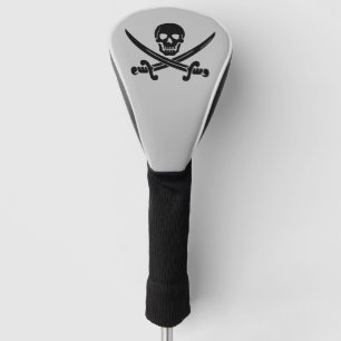 PIRATE SKULL N CROSSBONES GOLF DRIVER COVER