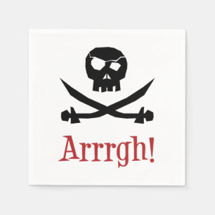 Pirate Skull Napkin