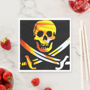 Pirate Skull Napkin