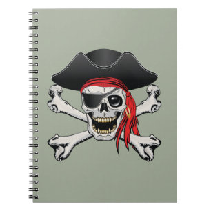 Pirate Skull Notebook