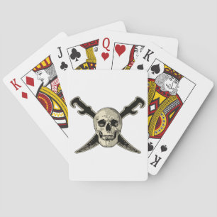 Pirate (Skull) - Playing Cards, Standard Index fac Playing Cards