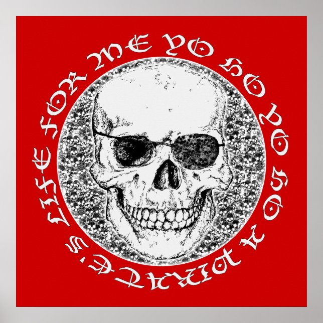 pirate skull poster (Front)
