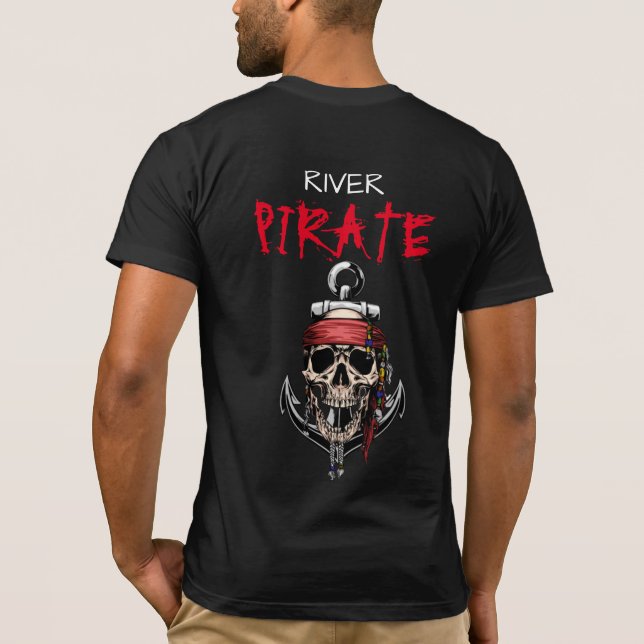 Pirate Skull River T-Shirt (Back)