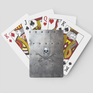 Pirate Skull Swords Playing Cards