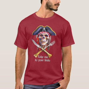Pirate Skull “Take Me to Your Lido” T-Shirt