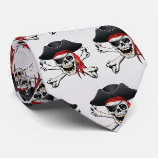 Pirate Skull Tie