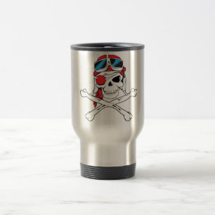Pirate Skull Travel Mug
