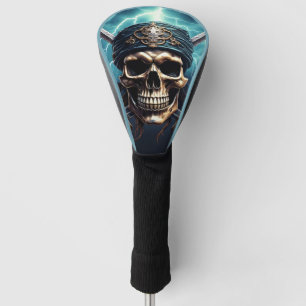 Pirate Skull with Swords Golf Head Cover
