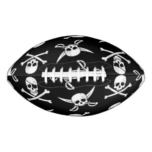 PIRATE SKULLS AND BONES AMERICAN FOOTBALL