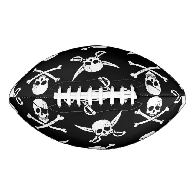 PIRATE SKULLS AND BONES   AMERICAN FOOTBALL (Front)