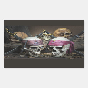 Pirate Skulls stickers