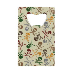 Pirate Skulls with Crossed Swords