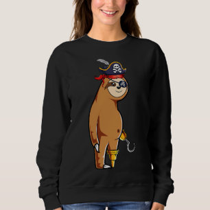 Pirate Sloth Halloween Costume Cute Sweatshirt