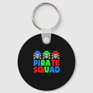 Pirate squad cute pirates skull halloween pirate key ring