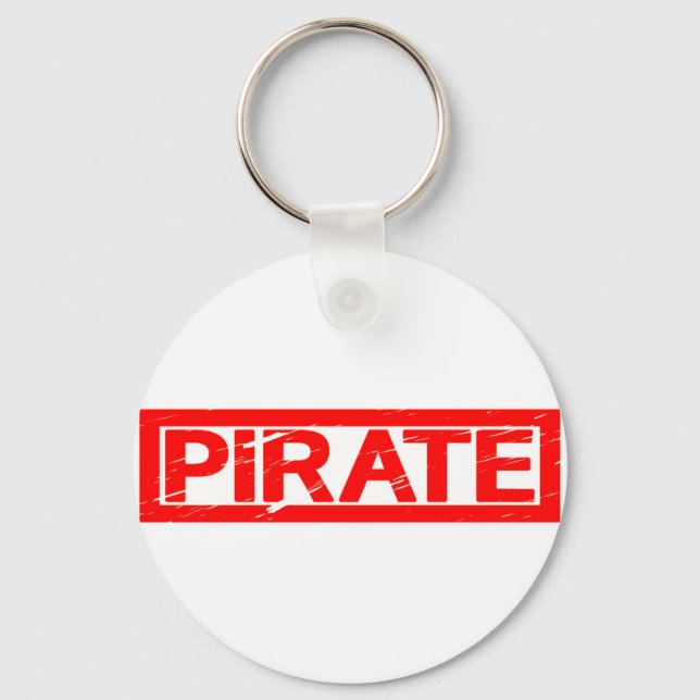 Pirate Stamp Key Ring (Front)