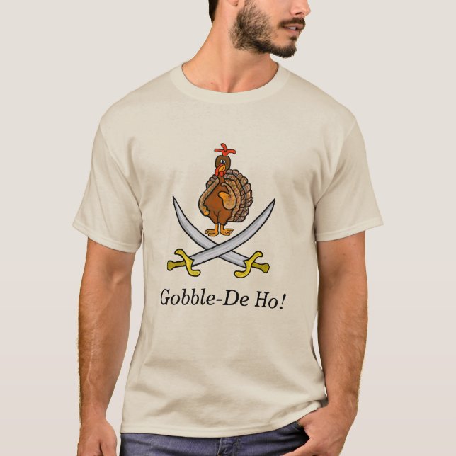 Pirate Style Thanksgiving T-shirt (Front)