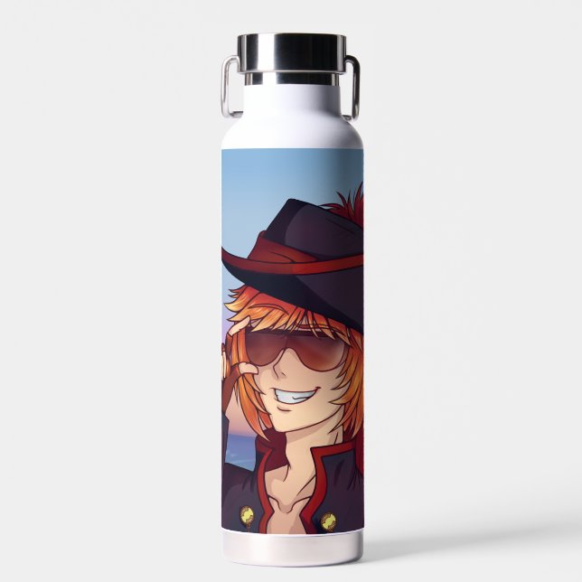 Pirate Sunset Water Bottle (Front)
