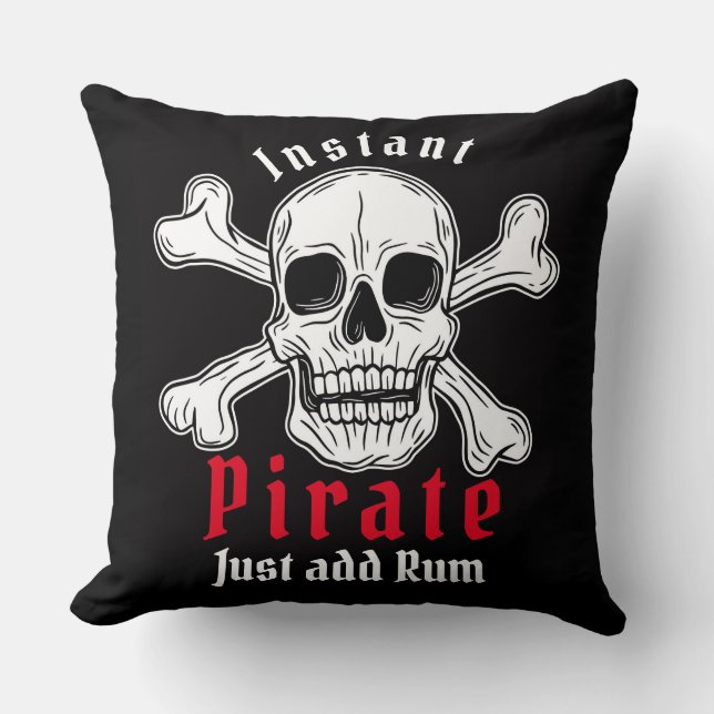 Pirate swashbuckling cushion (Front)