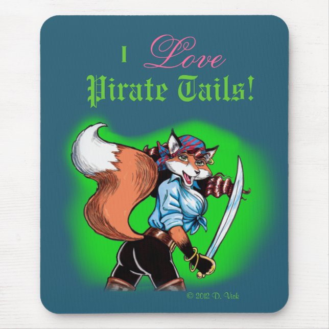 Pirate Tails Mousepad (Front)