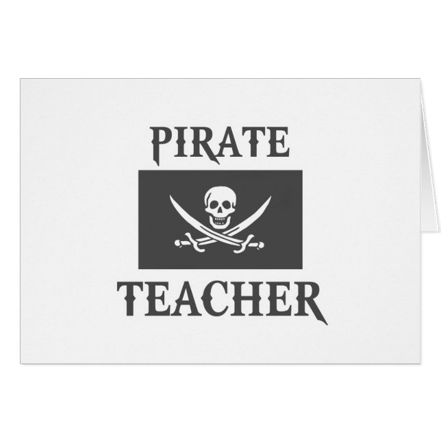 Pirate Teacher (Front Horizontal)