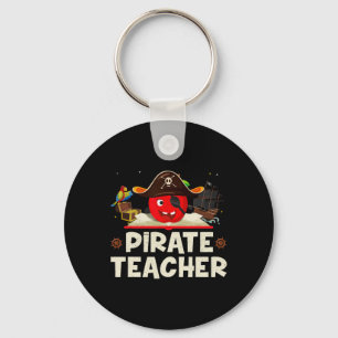 Pirate Teacher For Halloween Costume Tees Pirate D Key Ring
