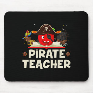Pirate Teacher For Halloween Costume Tees Pirate D Mouse Mat