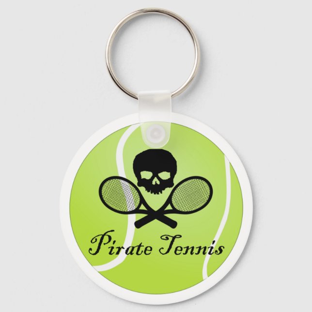 Pirate Tennis w/ Tennis Ball Key Ring (Front)