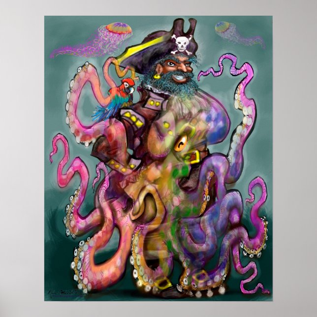Pirate Tentacles Poster (Front)