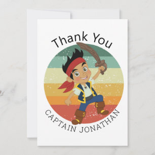 Pirate thank you card