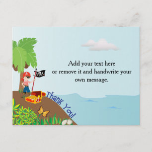 Pirate Thank You Card